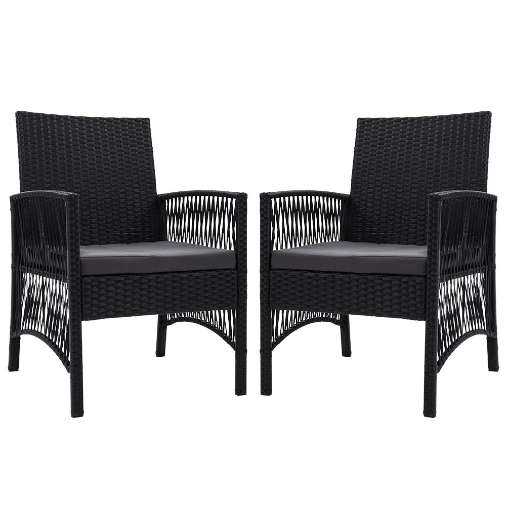 Black Wicker Outdoor Chairs Australia