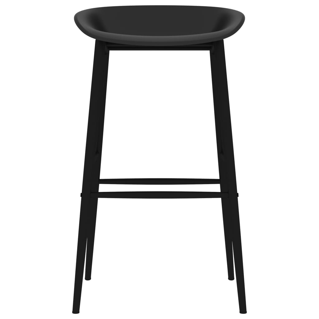 Bar Chairs 4 pcs Black – Furnitureonline